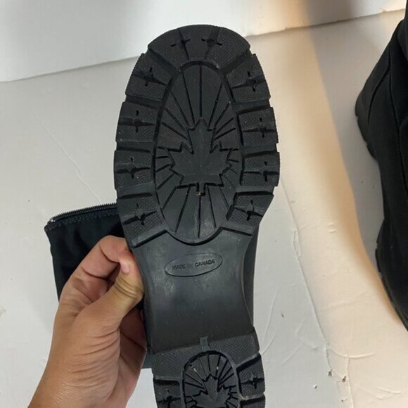 Toe Warmers Black Women’s Waterproof Alyssa Winter Boots Size 7.5 W - Picture 7 of 13